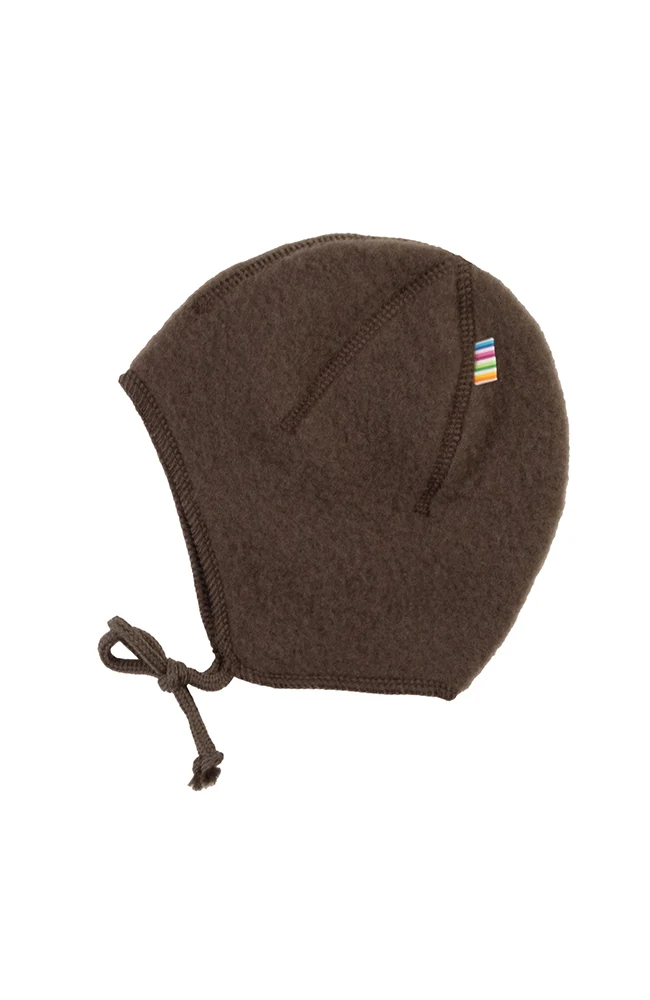 Wool Helmet Double Layer - Dark Brown
