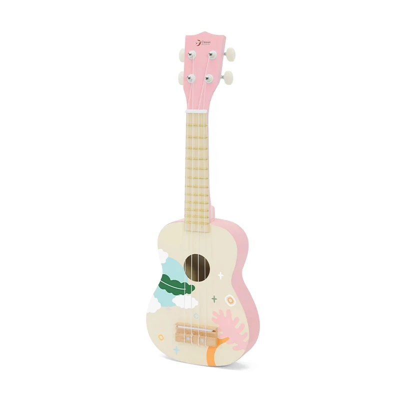 Ukulele Iris rosa i trä – 53 cm