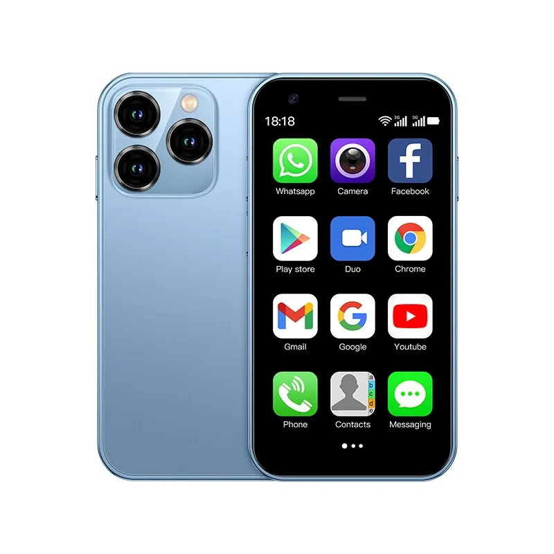 Mini smartphone til børn med sikker læring og leg i fokus.