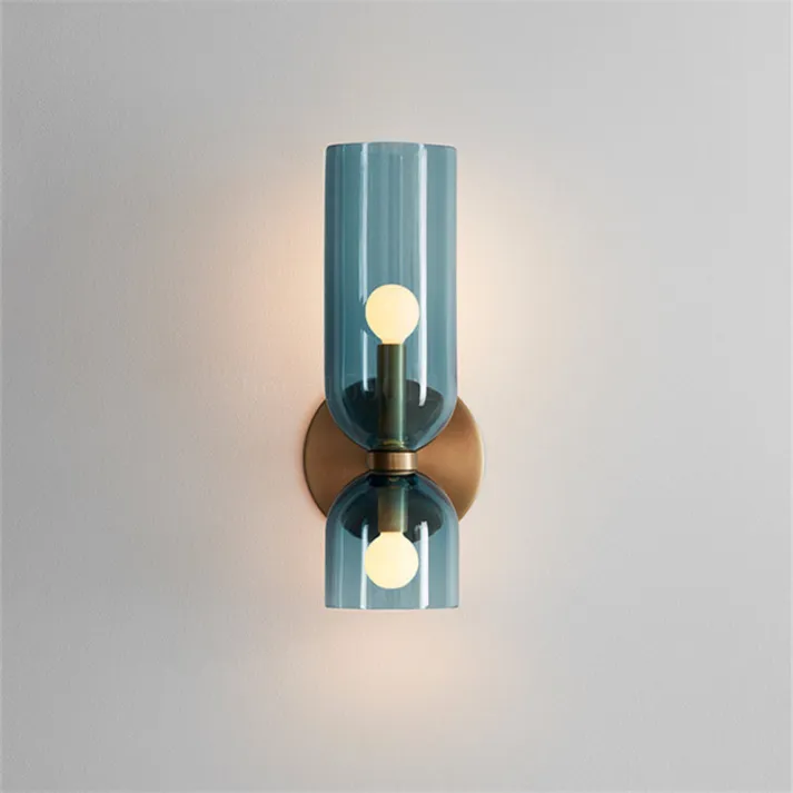 Elegant Væglampe i Glas & Metal - Skab Hygge i Hjemmet