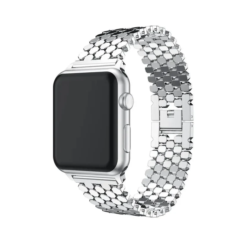 Elegant rustfrit stålrem til Apple Watch til hverdag og fest