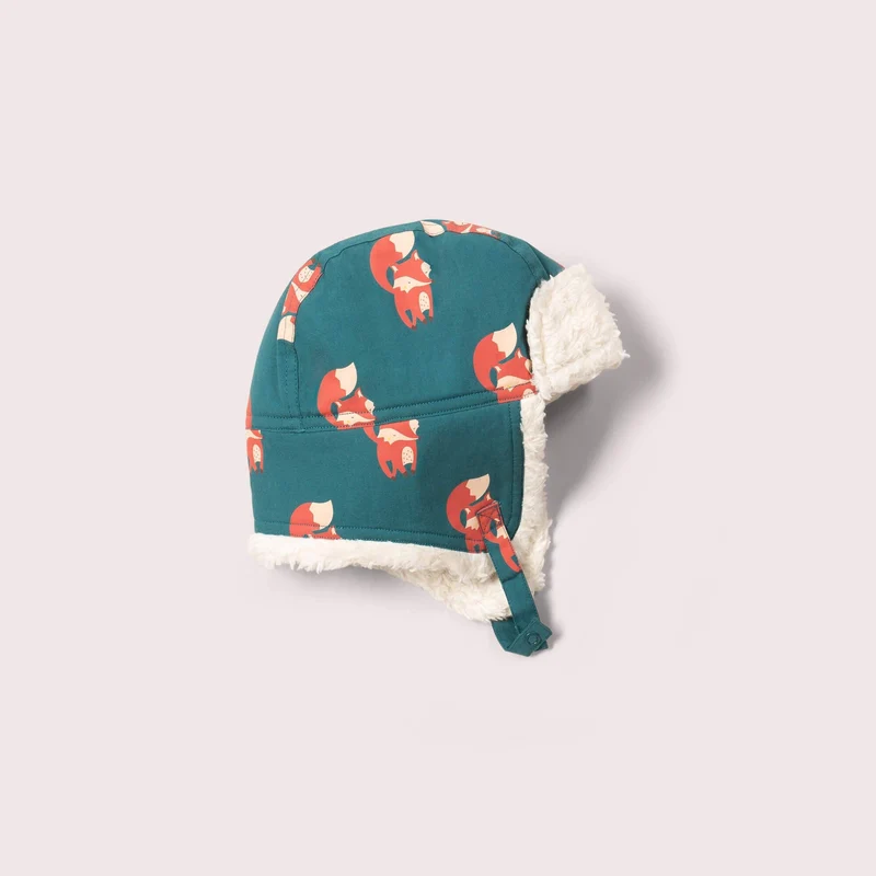 Sherpa-mössa Red Foxes | Little Green Radicals