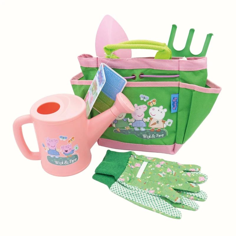 Peppa Pig trädgårdsset för barn – 5 delar | Robert Frederick