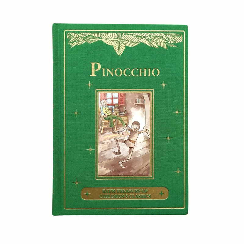 Pinocchio illustrerad barnbok – engelska