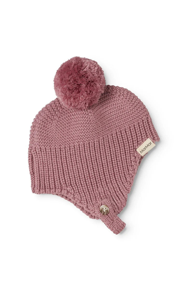Aly Pompom Light Cotton Wool Fisherman Hat - Autumn Russet