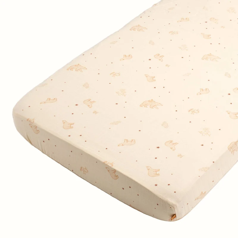 Dra-på-lakan i ekologisk muslin 2-pack – Orsino