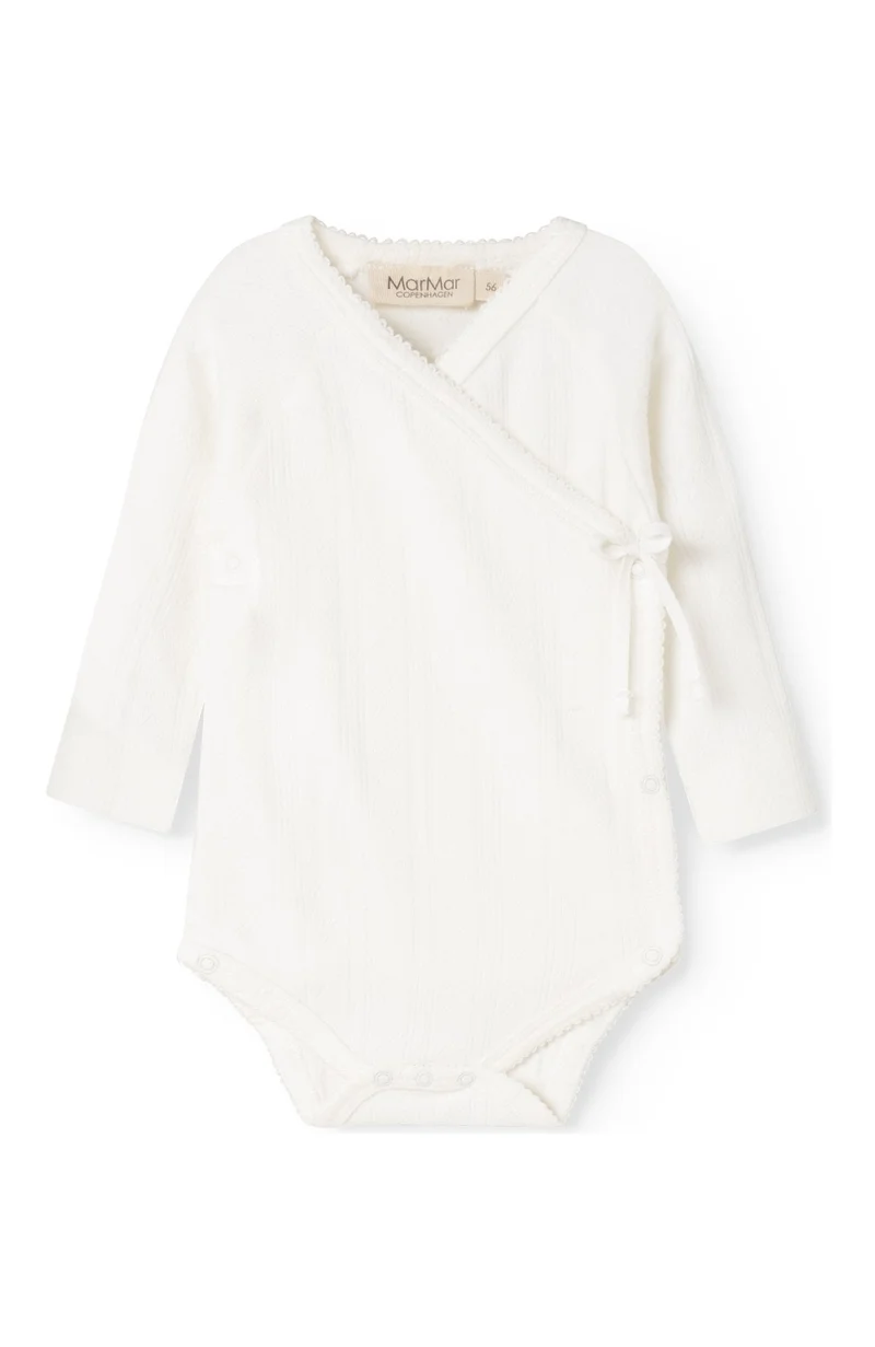 Belita Modal Pointelle Body - Gentle White