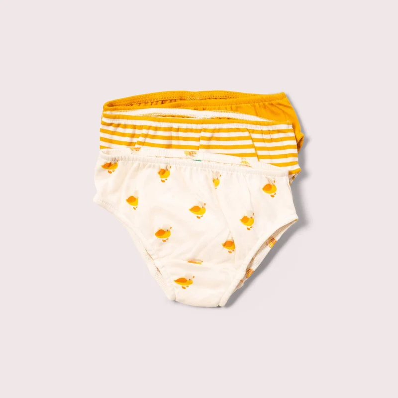 Ekologiska barnunderbyxor 3-pack – Little Ducks