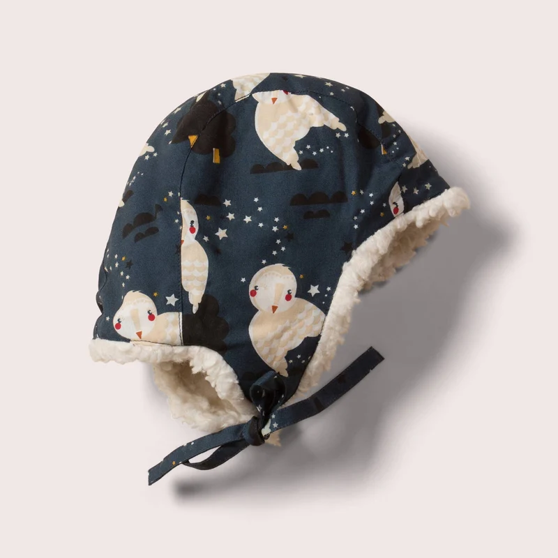Baby vintermössa i sherpa – Winter Owls