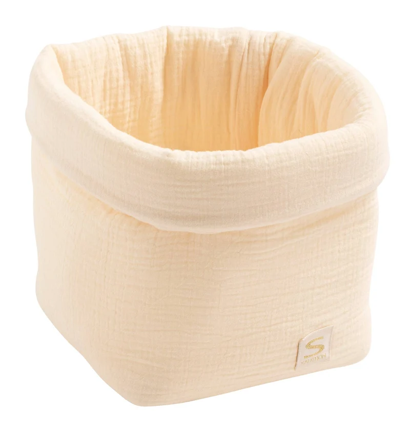 Förvaringskorg i muslin – Vanilla
