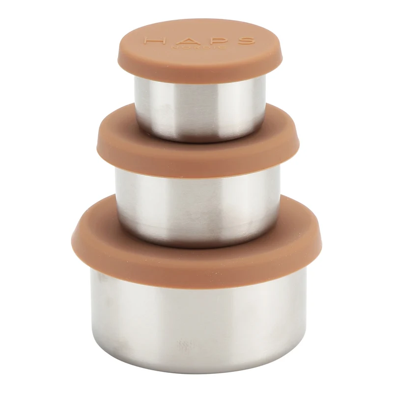 Haps Nordic - steel trio - large - terracotta