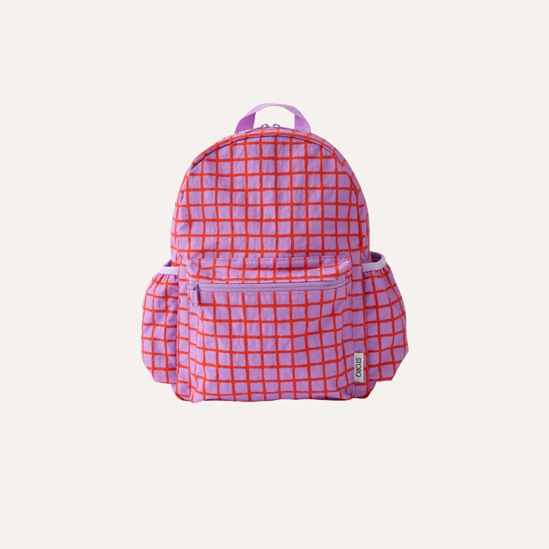 Cool Kid Backpack | Orchid Grid