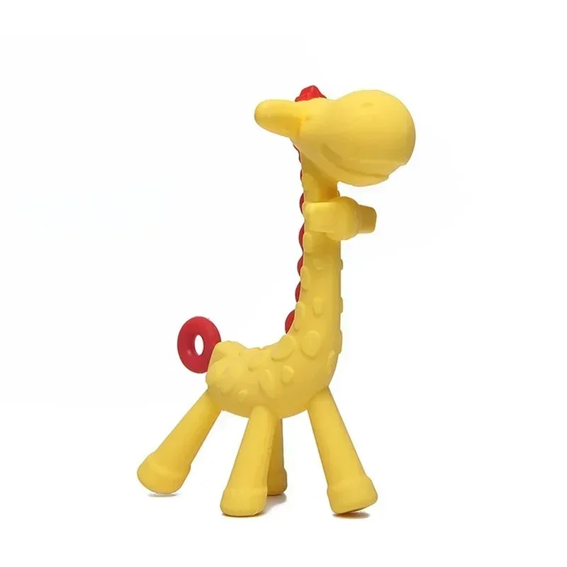 Silicone Giraffe Teether – Soothe Baby's Sore Gums