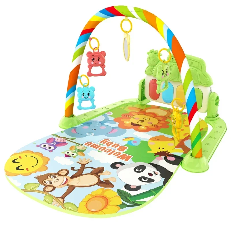 Baby Piano Gym Play Mat – Musical Crawl & Kick Activity