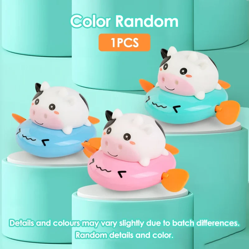 Baby Bath Toy Set – Cute Ducks, Piglets, Cows Water Spraying Interactive Play