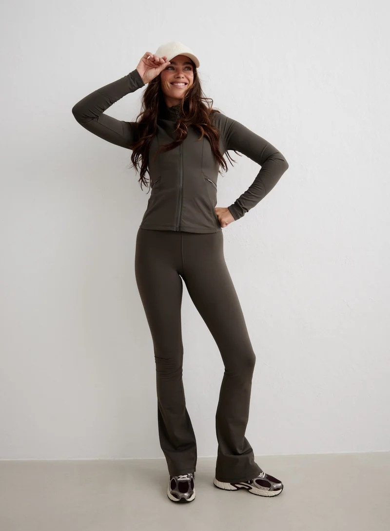 Dark Ivy Warming Flare Petite Tights