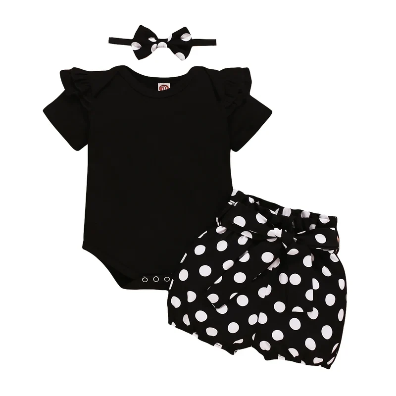 Baby Girl Summer Set – 3-Piece Outfit