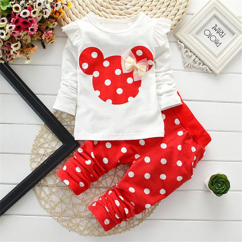 Toddler Girl 2-Piece Set – Cartoon Outfit