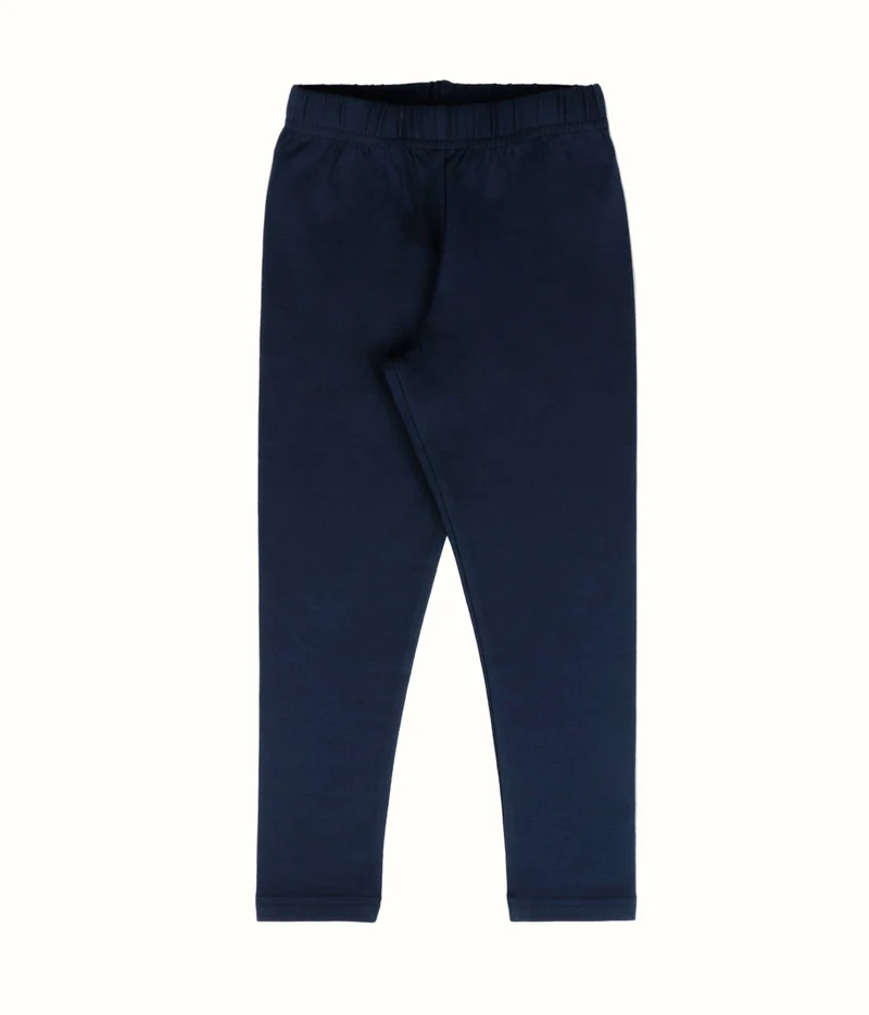 Barnleggings i mjuk jersey – Marinho