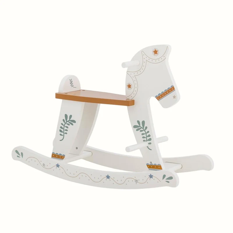 Bloomingville MINI Ruddy gunghäst – White