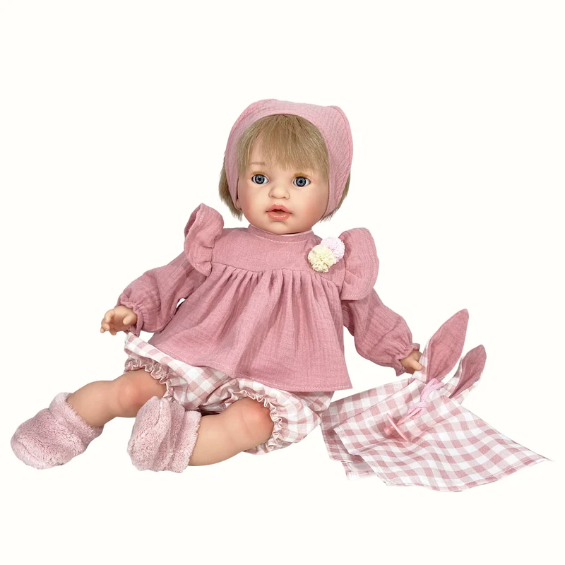 Noa Pink handgjord docka – 45 cm