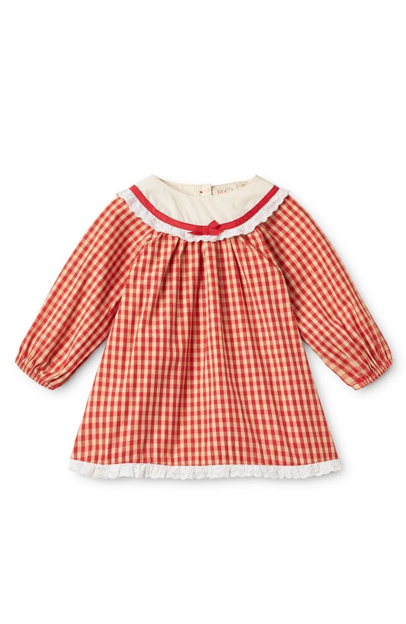 Lucia Dress - Poppy Red Gingham