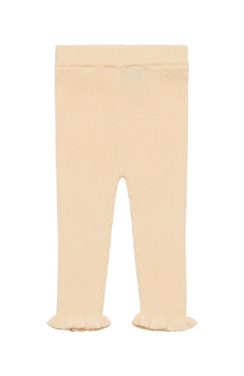 Baby Ruffle Leggings - Creme