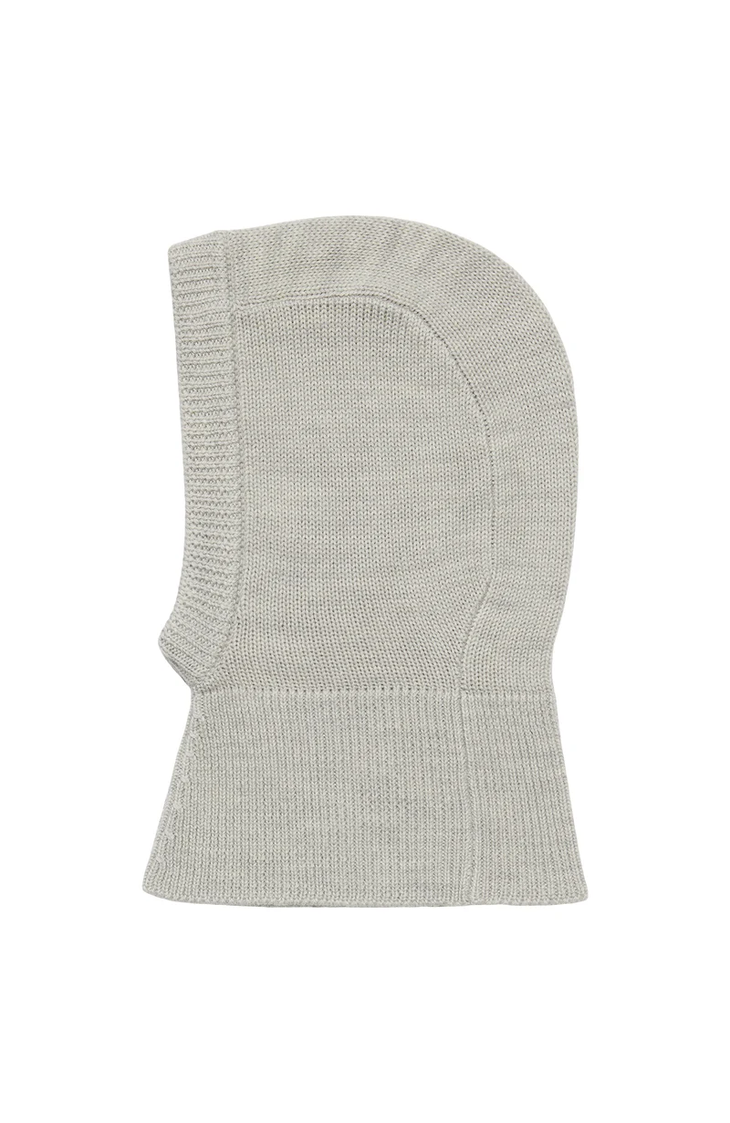 Baby Balaclava - Light Grey Melange