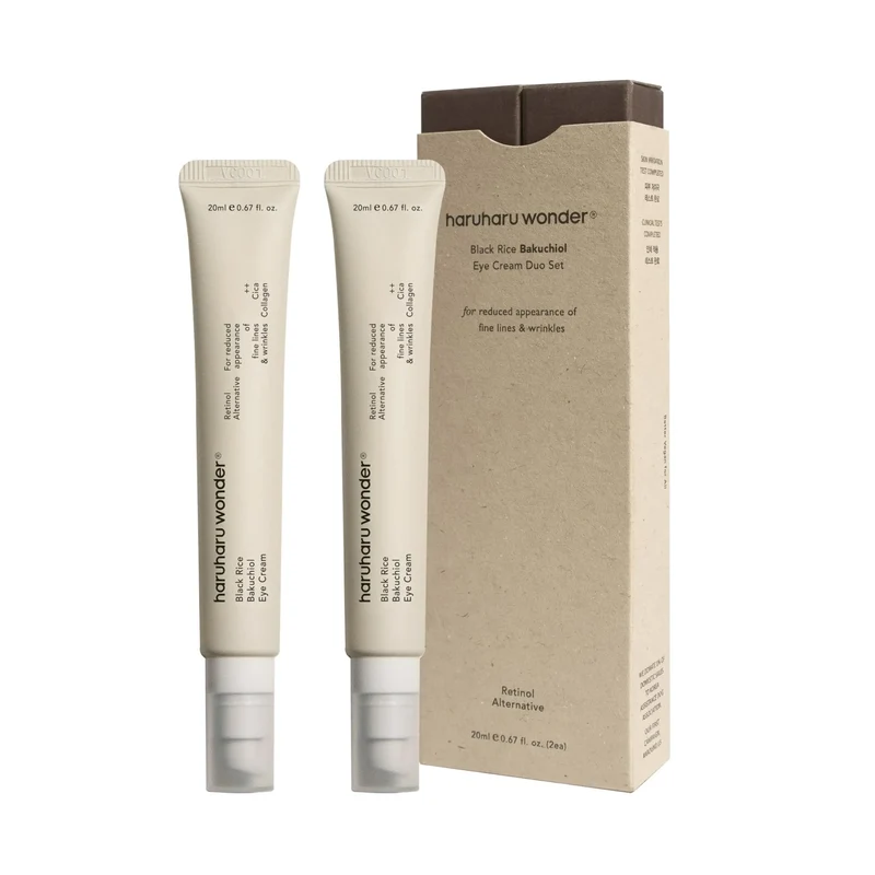 haruharu wonder Black Rice Bakuchiol Eye Cream 20ml, 2pcs