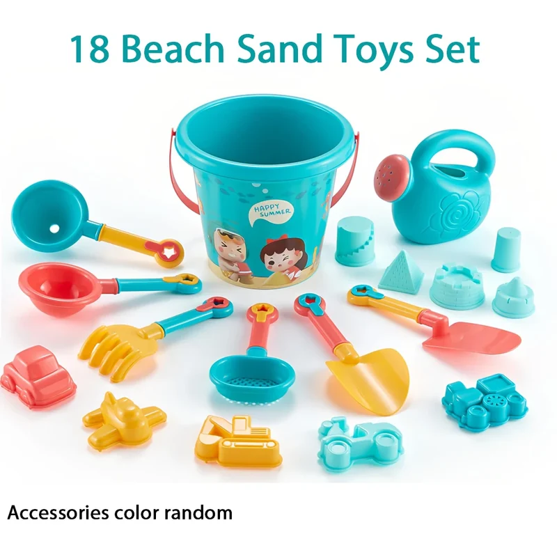 Baby Beach Sand Toy Set 18-Piece – Summer Outdoor Fun