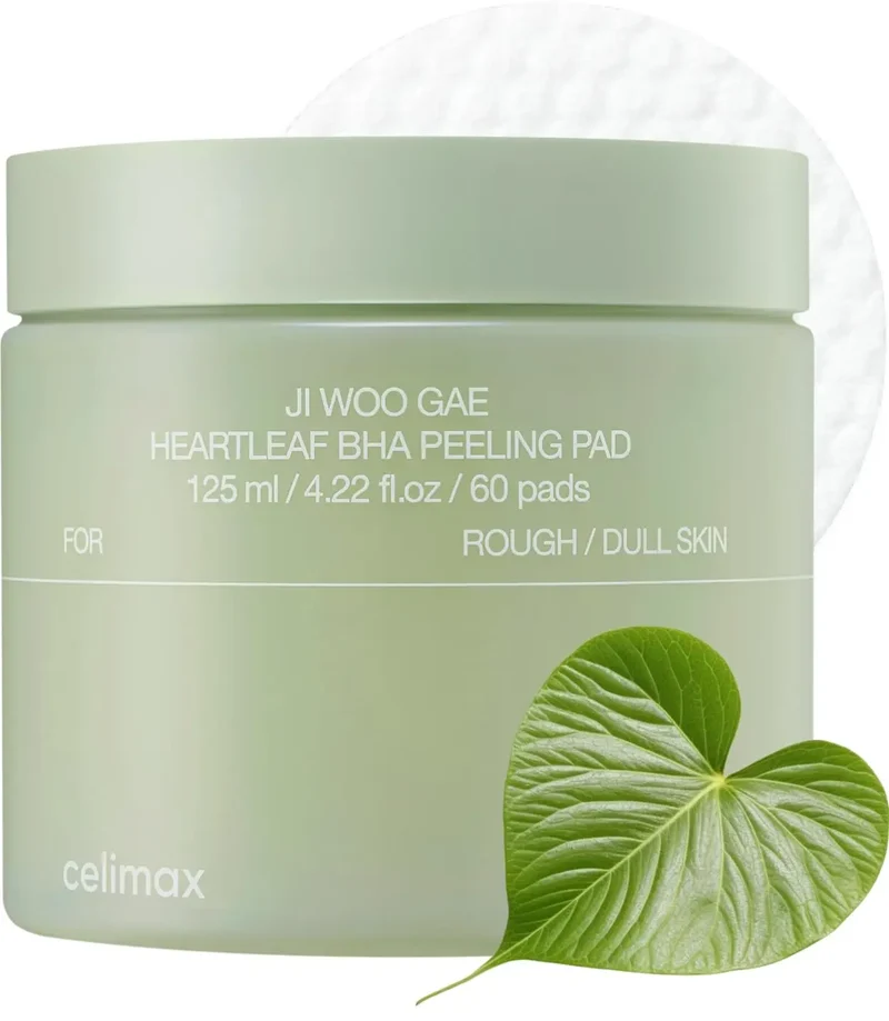 celimax Ji.Woo.Gae Heartleaf BHA Peeling Pad (60 Pads)
