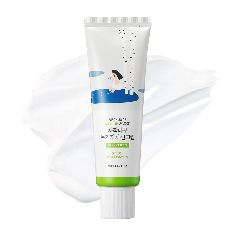 ROUND LAB Birch Juice Moisturizing Mild Up Sunscreen 50ml