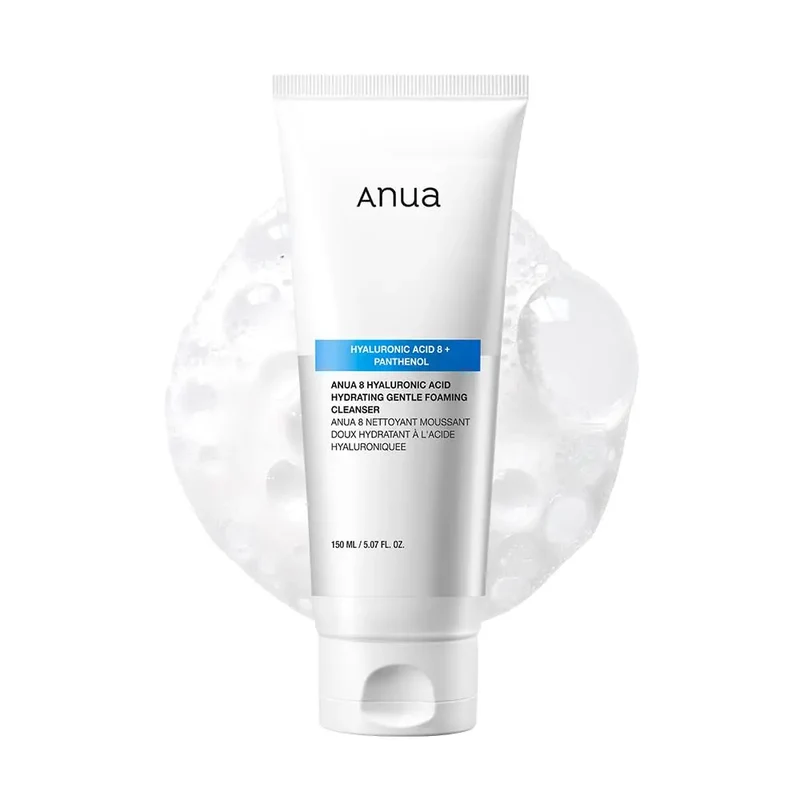 Anua 8 hyaluronic acid hydrating gentle foaming cleanser 150ml