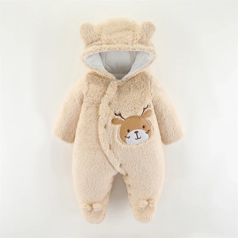 Baby Christmas Elk Romper – Cosy Holiday Jumpsuit