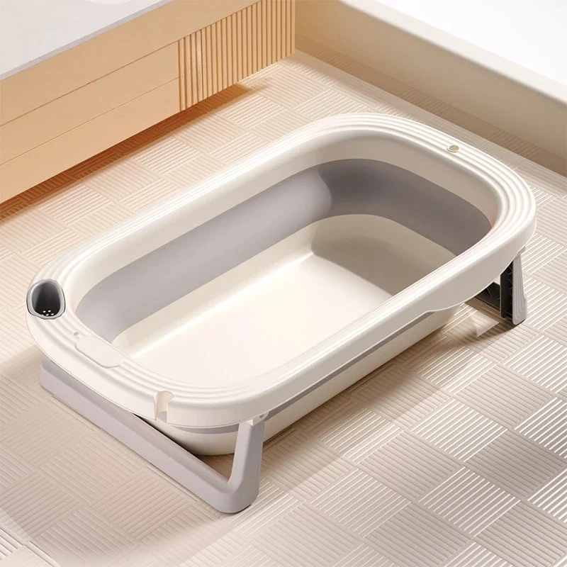 Foldable Baby Bath Tub – Temperature Sensor Included