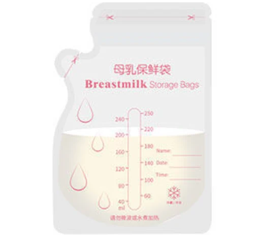 150pc 250ml Breast Milk Freezer Bags (5 Packs)