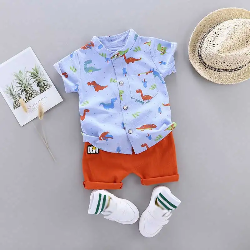 Infant & Toddler Cartoon Dinosaur 2-Piece Set