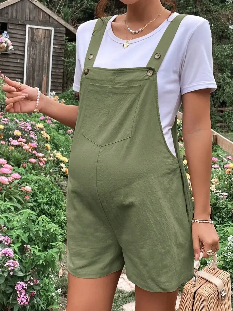 Maternity Jumpsuit Romper – Comfortable Pregnancy Style