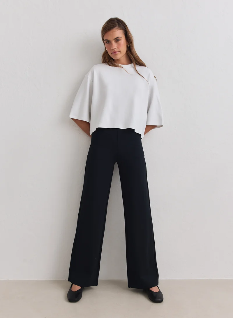 Black Luxe Petite Pants