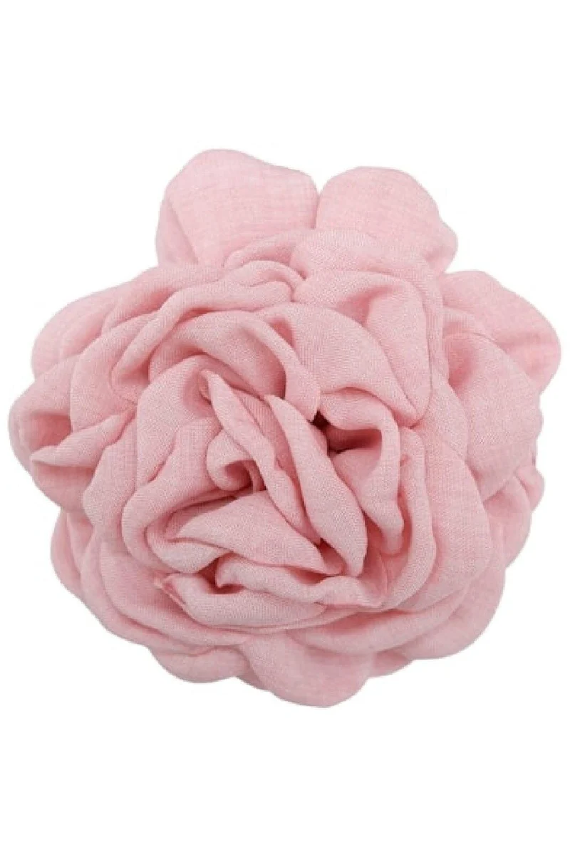 Black Colour - Bcvilla Mega Flower Brooch - Rose