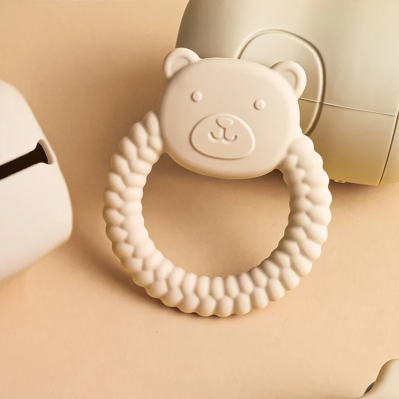 Baby Bear Teether BPA-Free – Gentle Gum Soothing Toy