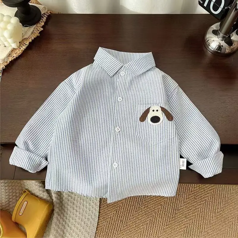 Boys Long Sleeve Spring Shirt – Cotton Comfort Tees