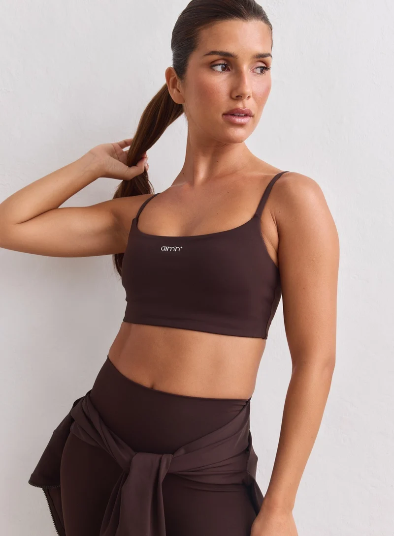 Chocolate Sculpting Strap Bra