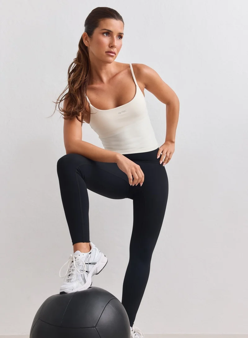 Black Sculpting Scrunch Tights