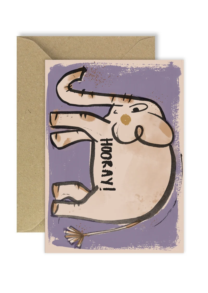Grattiskort Hooray OLI – A6