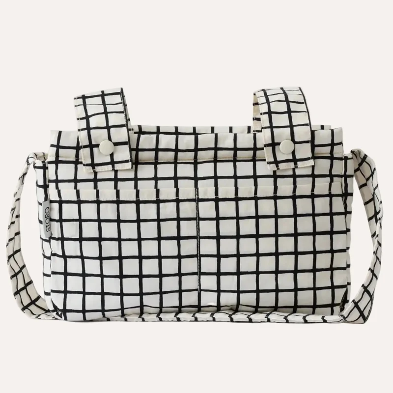 Stroller Party™ Caddy Bag | Black Grid