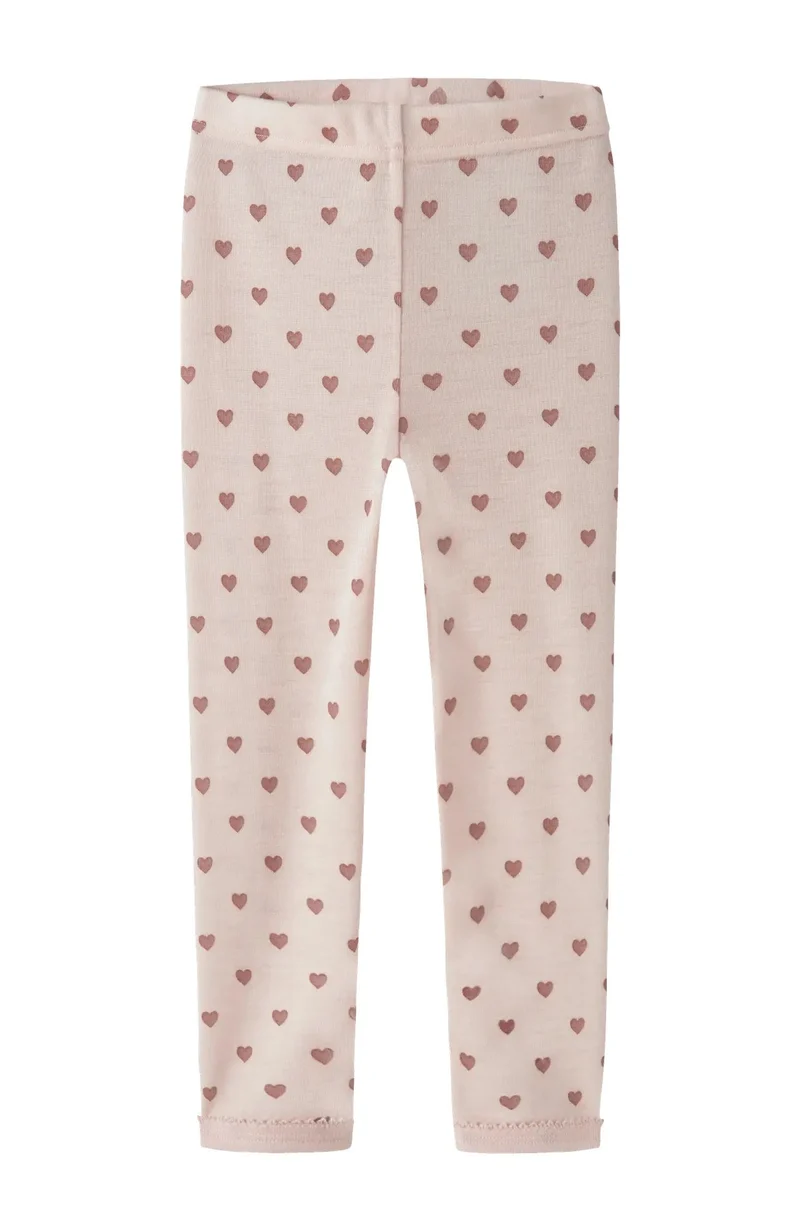 Noel Nia Wool Slim Legging - Morganite Heart