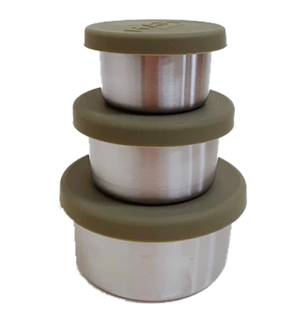 Haps Nordic - steel trio - small - olive