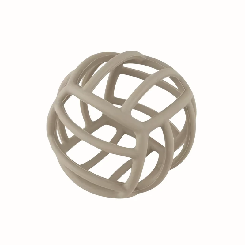 Montessori tuggboll i silikon – beige