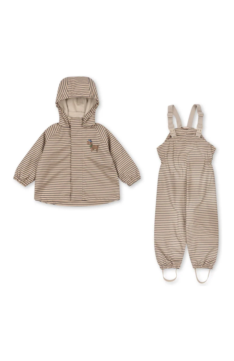 Rainy Palme Dog Set - Stripe La Mer